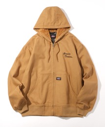 【GENUINE DICKIES/ジェニュインディッキーズ】キャンバス&デニム フードボア ワークジップジャケット