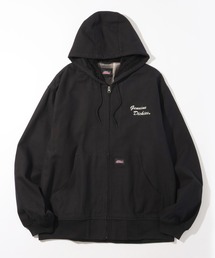 Dickies（ディッキーズ）の「【GENUINE DICKIES ジェニュインディッキーズ】キャンバス&デニム フードボア ワークジップジャケット（ミリタリージャケット）」