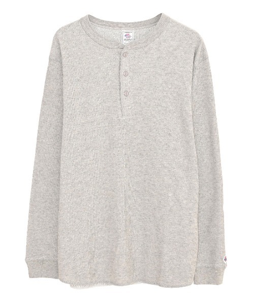 SILVER BULLET(シルバーバレット)の「『JEMORGAN LONG JOHNS/ジェーイーモーガンロングジョーンズ』ハニカムヘンリーL/S ロングスリーブTシャツ【+】(Tシャツ/カットソー・メンズ・ナチュラル/ネイビー/杢グレー/ブラック・XL/L/M)」の19枚目の写真