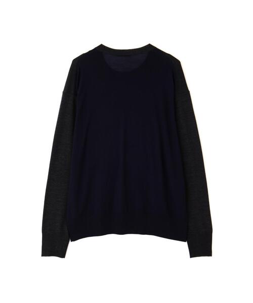 YLEVE（イレーヴ）の「YLEVE / SUPERFINE 120’S BIELLA YARN KN P/O（ニット/セーター・メンズ・グレー/ブラウン/ベージュ・5/4）」の7枚目の写真