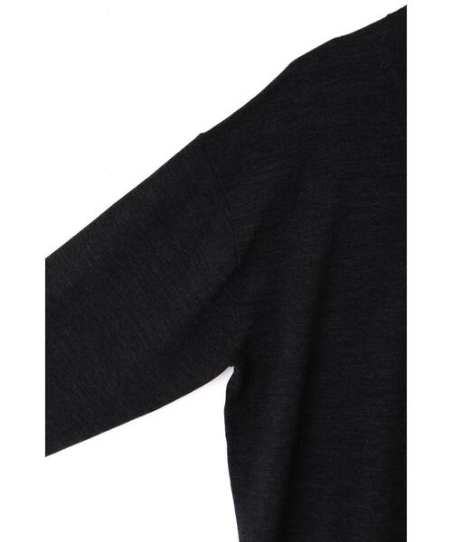 YLEVE（イレーヴ）の「YLEVE / SUPERFINE 120’S BIELLA YARN KN P/O（ニット/セーター・メンズ・グレー/ブラウン/ベージュ・5/4）」の9枚目の写真