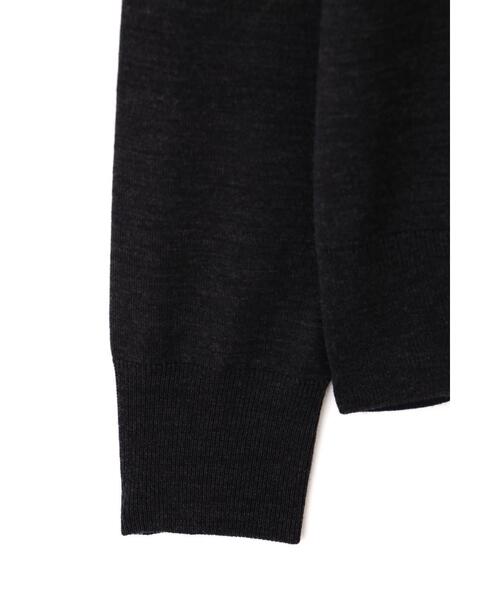 YLEVE（イレーヴ）の「YLEVE / SUPERFINE 120’S BIELLA YARN KN P/O（ニット/セーター・メンズ・グレー/ブラウン/ベージュ・5/4）」の10枚目の写真