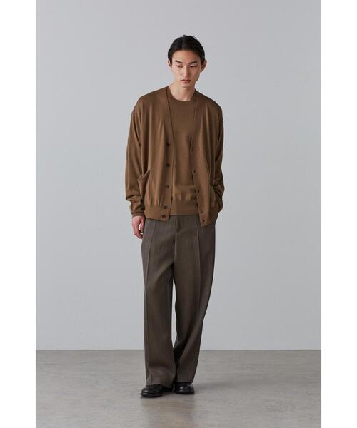 YLEVE（イレーヴ）の「YLEVE / SUPERFINE 120’S BIELLA YARN KN P/O（ニット/セーター・メンズ・グレー/ブラウン/ベージュ・5/4）」の17枚目の写真