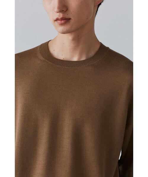 YLEVE（イレーヴ）の「YLEVE / SUPERFINE 120’S BIELLA YARN KN P/O（ニット/セーター・メンズ・グレー/ブラウン/ベージュ・5/4）」の20枚目の写真