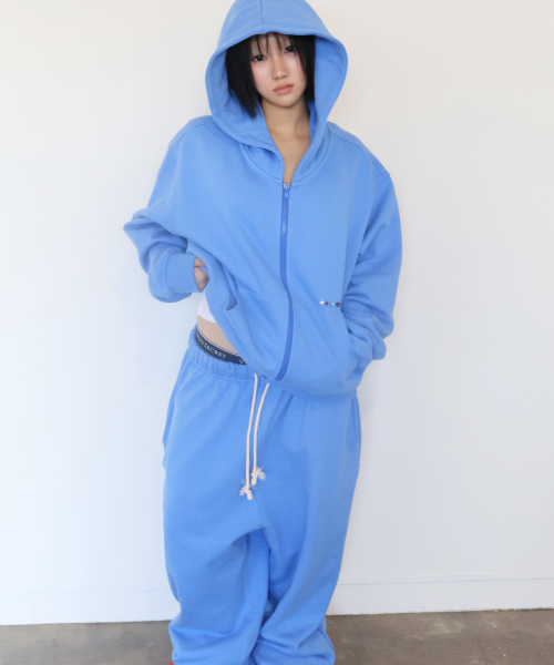 KIKOZY(キコジ)の「Macaroon Sweat Pants_Blue Soda(スウェットパンツ・レディース・その他・FREE)」の1枚目の写真