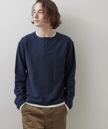 Dessin（デッサン）の「フェイクレイヤードヘンリーネック（Tシャツ/カットソー）」