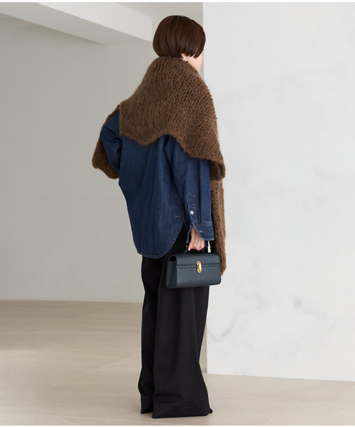 plage（プラージュ）の「standard denim シャツ（シャツ/ブラウス・レディース・ネイビー/ブルー系その他・FREE）」の5枚目の写真