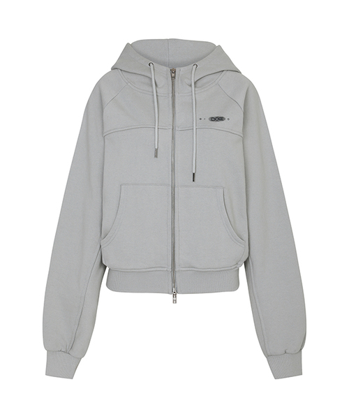 FLAREUP(フレアアップ)の「コンストラクテッド ジップフーディー (FL-056_Gray)(パーカー・レディース・グレー・1/2)」の1枚目の写真