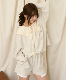 【neutral by ciaopanic】2WAYレースカラースウェット