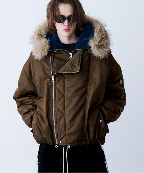 SeeSew(シーソー)の「【UNISEX】OVERSPEC N-2B JACKET/オーバーサイズN-2Bブルゾン(ミリタリージャケット・メンズ・ブラック/ブラウン/オリーブ・M/L)」の19枚目の写真