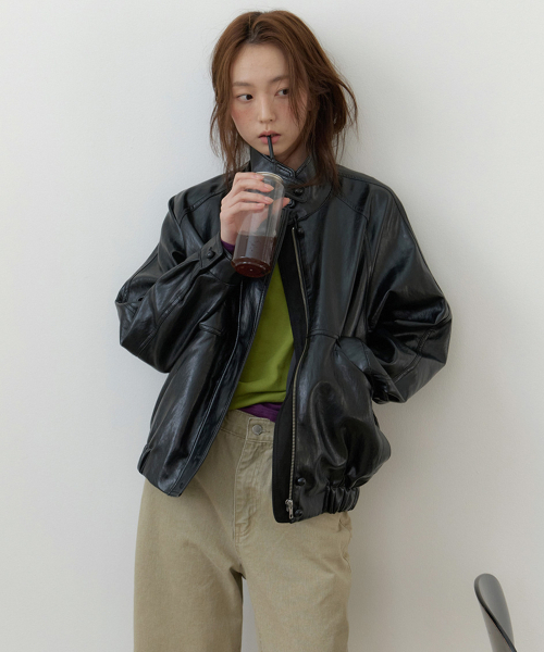MURMURE(ミュールミュール)の「VIAR テンセルウール Tシャツ_Viar Tencel T-shirt_Violet(Tシャツ/カットソー・レディース・バイオレット・FREE)」の4枚目の写真