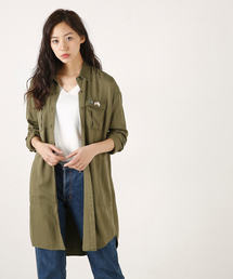 MOUSSY | LONG KHAKI SHIRT(シャツ/ブラウス)