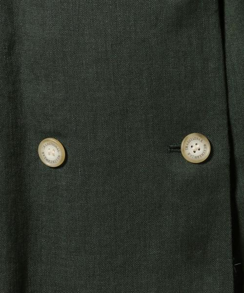 BEAUTY&YOUTH UNITED ARROWS（ビューティーアンドユースユナイテッドアローズ）の「＜TRADITIONAL WEATHERWEAR＞リネントレンチコート o（トレンチコート・レディース・ナチュラル/オリーブ・34）」の15枚目の写真