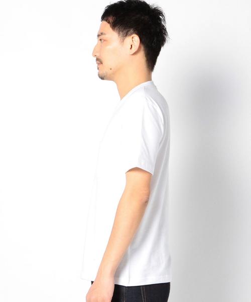 SHIPS（シップス）の「SA: "カナダ製" ピケ/Vネック ポケットTシャツ（Tシャツ/カットソー・メンズ・ホワイト/チャコールグレー/ネイビー・LARGE/SMALL/MEDIUM/X-LARGE）」の9枚目の写真