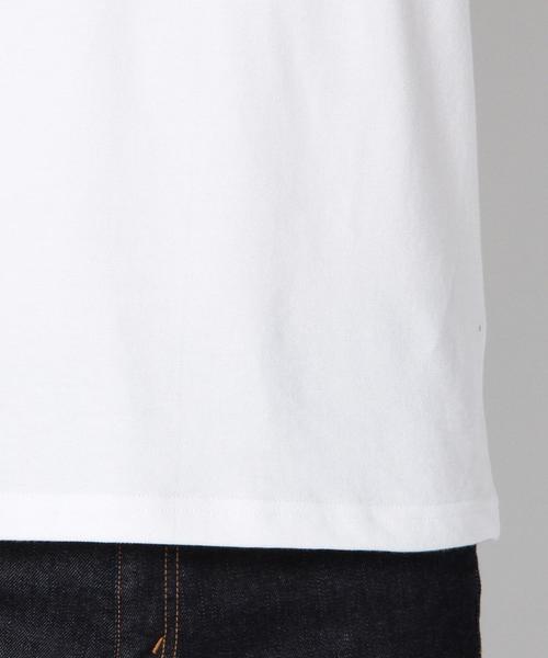 SHIPS（シップス）の「SA: "カナダ製" ピケ/Vネック ポケットTシャツ（Tシャツ/カットソー・メンズ・ホワイト/チャコールグレー/ネイビー・LARGE/SMALL/MEDIUM/X-LARGE）」の4枚目の写真