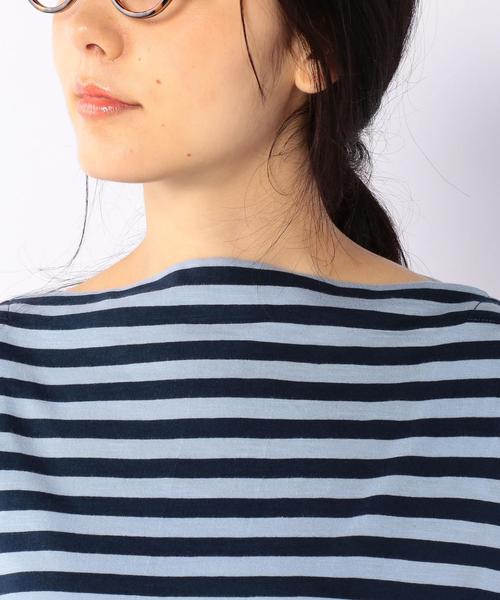 coen（コーエン）の「コットンモダールボートネックカットソー（Tシャツ/カットソー・レディース・オフホワイト/イエロー/その他1/その他2・MEDIUM/LARGE）」の9枚目の写真