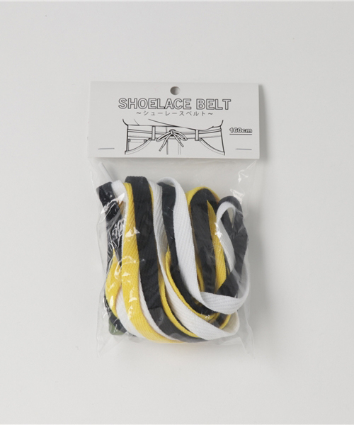 WEGO（ウィゴー）の「WEGO/シューレースベルト（ベルト・メンズ・サックスブルー/ライトピンク/イエロー/レッド/ブルー・FREE）」の9枚目の写真