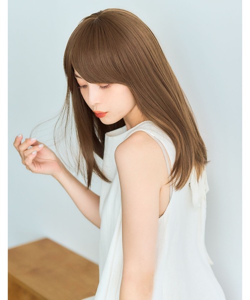 LINEASTORIA（リネアストリア）の「【フルウィッグ・ミディアム】メープルラテミディ（ウィッグ・レディース・その他6/その他7/その他9/その他8/その他10/その他1/その他2/その他3/その他5/その他4/チョコ/ブラック系1/ダークブラウン系1・M）」の8枚目の写真