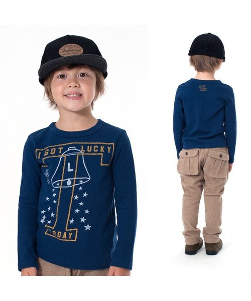 F.O.KIDS（エフオーキッズ）の「4色4柄Ｔシャツ（Tシャツ/カットソー・キッズ・グレー/ネイビー/レッド/イエロー・140/130/110/100/120/90/80/95）」の7枚目の写真