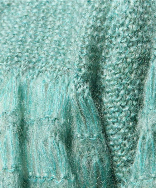 SLY(スライ)の「MOHAIR VOLUME SHORT C/D(カーディガン/ボレロ・レディース・ミント/イエロー系その他/グレー・FREE)」の13枚目の写真