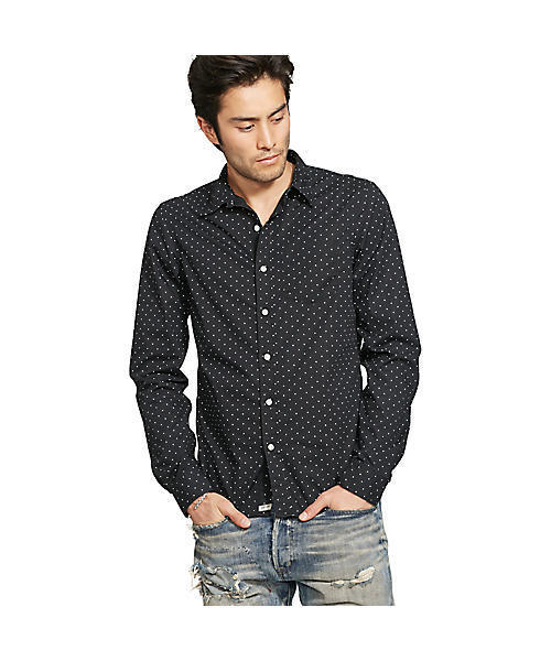 Denim & Supply Ralph Lauren(デニムアンドサプライラルフローレン)の「ストレッチ スリム フィット コットン シャツ(シャツ/ブラウス・メンズ・ブラック系9・X-SMALL/MEDIUM/SMALL/LARGE)」の5枚目の写真