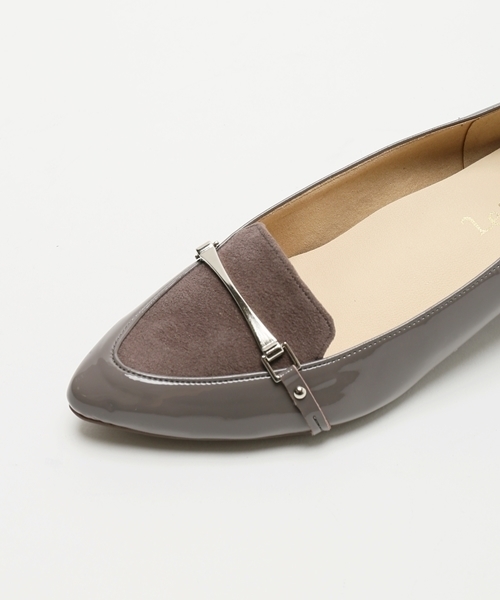 LE TALON(ルタロン)の「3cmポインテッドビットローファー◆(ローファー・レディース・キャメル/ブラック系その他/グレー・36/38/35/35.5/37.5/36.5/37)」の8枚目の写真