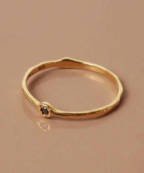 little emblem(リトルエンブレム)の「ダイヤモンドリング(リング・レディース・クリア/ブラック・#11/#7/#9)」の2枚目の写真