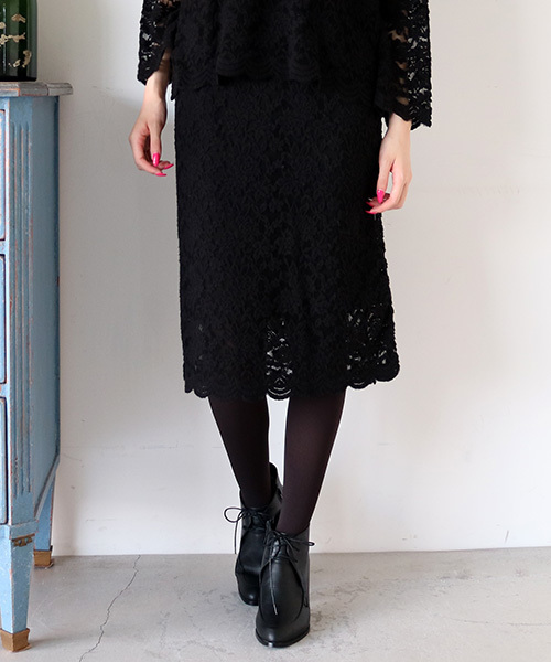 N.（N. Natural Beauty Basic）（エヌエヌナチュラルビューティーベーシック）の「2WAYレースブラウス【セットアップ対応商品】（シャツ/ブラウス・レディース・ブラック/ホワイト・MEDIUM/SMALL）」の21枚目の写真