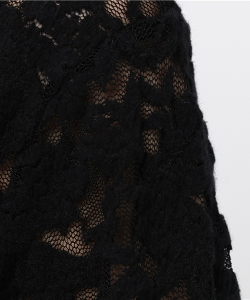 N.（N. Natural Beauty Basic）（エヌエヌナチュラルビューティーベーシック）の「2WAYレースブラウス【セットアップ対応商品】（シャツ/ブラウス・レディース・ブラック/ホワイト・MEDIUM/SMALL）」の10枚目の写真