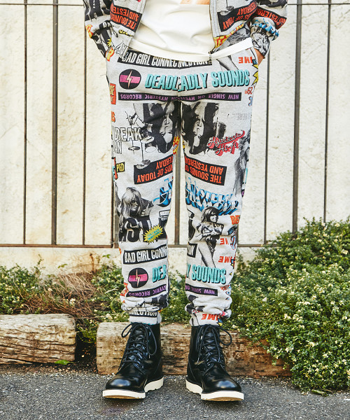 HYSTERIC GLAMOUR（ヒステリックグラマー）の「HYS ROCK総柄 SWP（その他パンツ・メンズ・グレー系その他/ブラック系その他・FREE）」の2枚目の写真