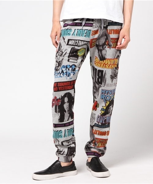 HYSTERIC GLAMOUR（ヒステリックグラマー）の「HYS ROCK総柄 SWP（その他パンツ・メンズ・グレー系その他/ブラック系その他・FREE）」の5枚目の写真