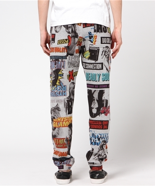 HYSTERIC GLAMOUR（ヒステリックグラマー）の「HYS ROCK総柄 SWP（その他パンツ・メンズ・グレー系その他/ブラック系その他・FREE）」の9枚目の写真