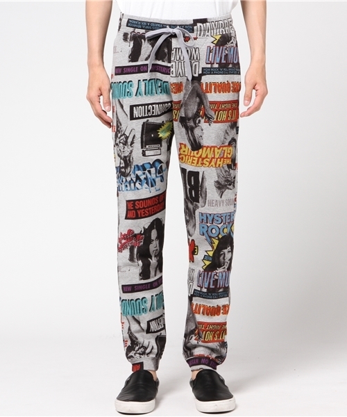 HYSTERIC GLAMOUR（ヒステリックグラマー）の「HYS ROCK総柄 SWP（その他パンツ・メンズ・グレー系その他/ブラック系その他・FREE）」の10枚目の写真