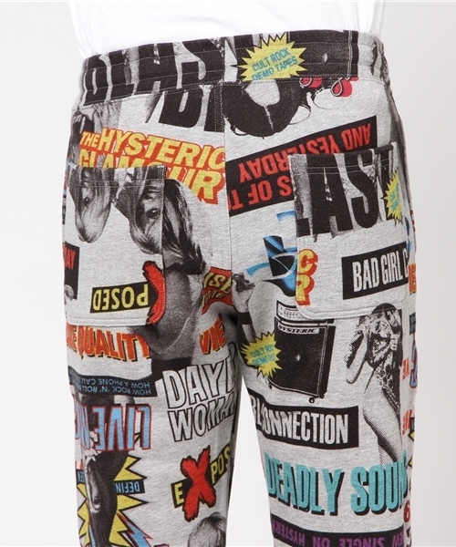 HYSTERIC GLAMOUR（ヒステリックグラマー）の「HYS ROCK総柄 SWP（その他パンツ・メンズ・グレー系その他/ブラック系その他・FREE）」の12枚目の写真