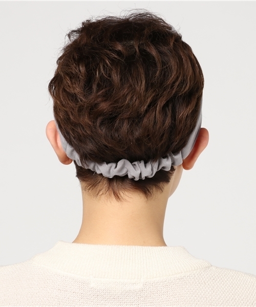 studio CLIP（スタディオクリップ）の「起毛リボンヘアバンド（ヘアバンド・レディース・ピンク/ライトグレー・FREE）」の6枚目の写真