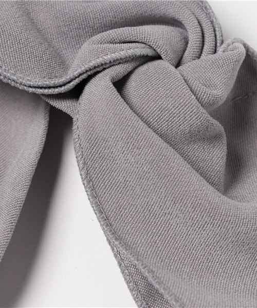 studio CLIP（スタディオクリップ）の「起毛リボンヘアバンド（ヘアバンド・レディース・ピンク/ライトグレー・FREE）」の4枚目の写真