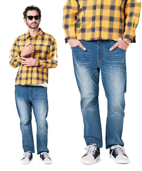 glamb（グラム）の「Coolmax pants（チノパンツ・メンズ・ベージュ/インディゴブルー/ブラック・0/1/2/3/4）」の3枚目の写真