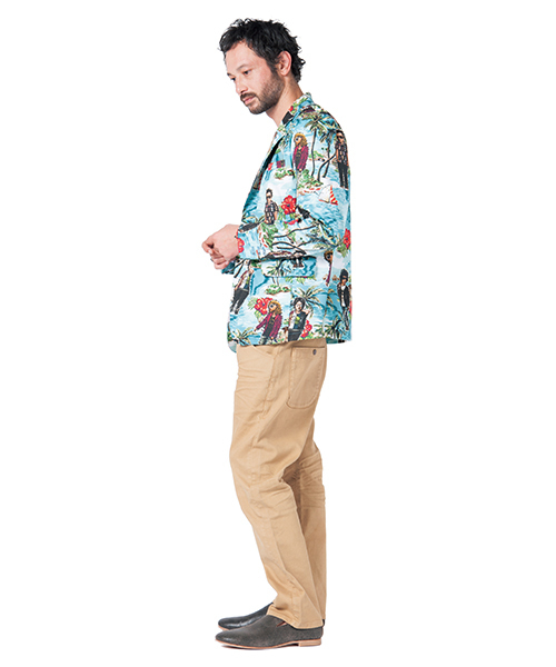 glamb（グラム）の「Coolmax pants（チノパンツ・メンズ・ベージュ/インディゴブルー/ブラック・0/1/2/3/4）」の10枚目の写真