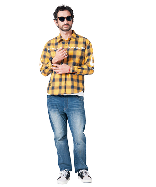 glamb（グラム）の「Coolmax pants（チノパンツ・メンズ・ベージュ/インディゴブルー/ブラック・0/1/2/3/4）」の12枚目の写真