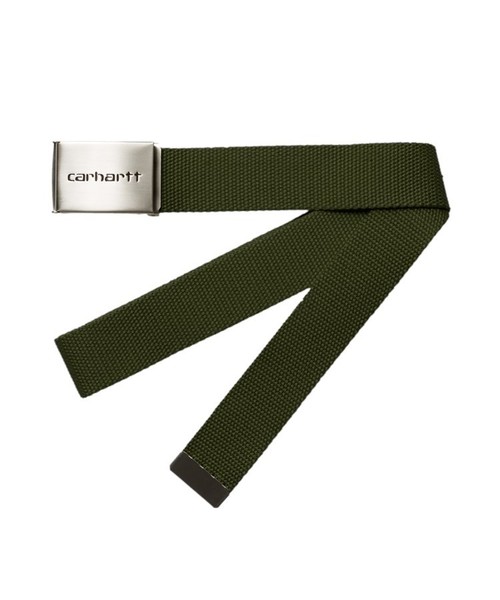Carhartt WIP（カーハートダブリューアイピー）の「CLIP BELT CHROME（ベルト・メンズ・グリーン系カモフラージュ/ブラック/カーキ/ベージュ/ネイビー/ブラウン/ダークブルー/ウッドランド/グリーン/ブルー系その他・ONE SIZE）」の4枚目の写真