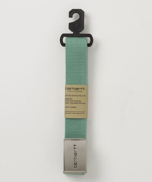 Carhartt WIP（カーハートダブリューアイピー）の「CLIP BELT CHROME（ベルト・メンズ・グリーン系カモフラージュ/ブラック/カーキ/ベージュ/ネイビー/ブラウン/ダークブルー/ウッドランド/グリーン/ブルー系その他・ONE SIZE）」の5枚目の写真
