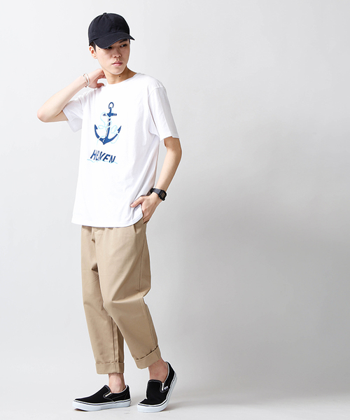 WEGO（ウィゴー）の「WEGO/クラシックタックテーパードパンツ（その他パンツ・メンズ・ブラック/ベージュ・FREE）」の13枚目の写真