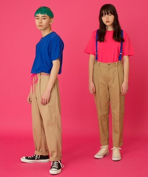 WEGO（ウィゴー）の「WEGO/クラシックタックテーパードパンツ（その他パンツ・メンズ・ブラック/ベージュ・FREE）」の20枚目の写真