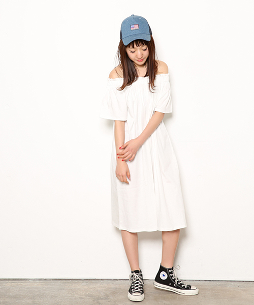 Rodeo Crowns Wide Bowl ロデオクラウンズワイドボウル の オフショル ワンピース ワンピース Wear