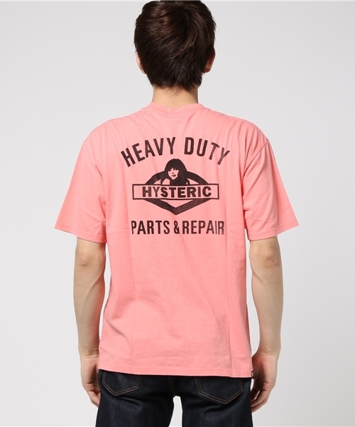 HYSTERIC GLAMOUR（ヒステリックグラマー）の「HEAVY DUTY プリント ポケ付Tシャツ（Tシャツ/カットソー・メンズ・ホワイト/イエロー/ピンク/ブラック・X-SMALL/SMALL/MEDIUM/LARGE）」の6枚目の写真