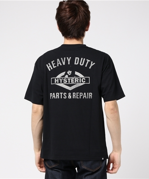 HYSTERIC GLAMOUR（ヒステリックグラマー）の「HEAVY DUTY プリント ポケ付Tシャツ（Tシャツ/カットソー・メンズ・ホワイト/イエロー/ピンク/ブラック・X-SMALL/SMALL/MEDIUM/LARGE）」の5枚目の写真