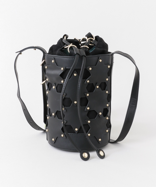 UR SELECT（ユーアールセレクト）の「スターパッチショルダー（ショルダーバッグ・レディース・ゴールド/キャメル/ブラック系その他/ブラック・FREE）」の19枚目の写真