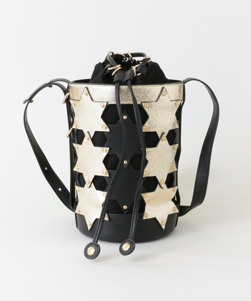 UR SELECT（ユーアールセレクト）の「スターパッチショルダー（ショルダーバッグ・レディース・ゴールド/キャメル/ブラック系その他/ブラック・FREE）」の14枚目の写真