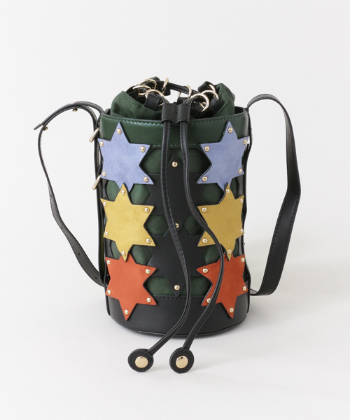 UR SELECT（ユーアールセレクト）の「スターパッチショルダー（ショルダーバッグ・レディース・ゴールド/キャメル/ブラック系その他/ブラック・FREE）」の20枚目の写真