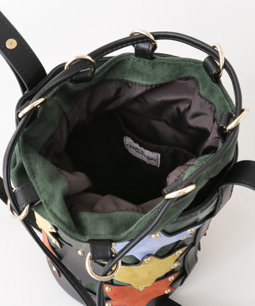 UR SELECT（ユーアールセレクト）の「スターパッチショルダー（ショルダーバッグ・レディース・ゴールド/キャメル/ブラック系その他/ブラック・FREE）」の10枚目の写真